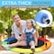 Serenelife Saucer Swing with Tree Hang Kit, 40 in Outdoor Tree Swing, 2 Adjustable Hanging Rope Straps and SLSWNG100RB - alternate 4
